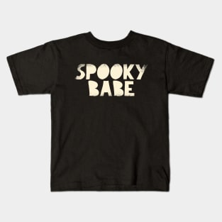 spooky babe vintage Kids T-Shirt